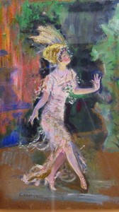'The Dancer,' part of the Gatsby exhibition at the Benton Museum.