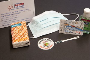 Student Health Services is offering cold and flu kits to help students avoid catching and spreading the illnesses. (Sean Flynn/UConn Photo)