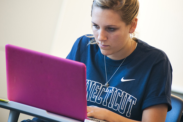 UConn's online master's degree in accounting earned a spot in the top 10 nationwide. (Al Ferreira for UConn)
