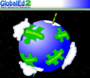 GlobalEd 2 - Water Resources Simulation logo.