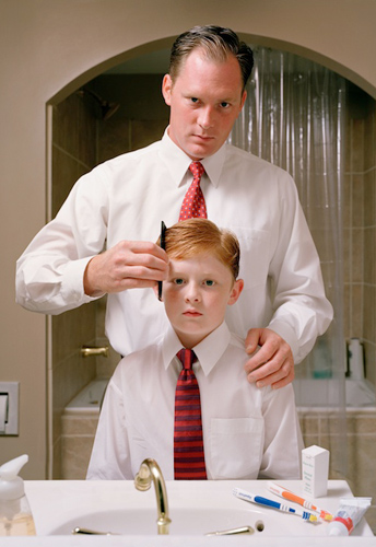 Uncanny: Father and Son, Angela Strassheim, 2004