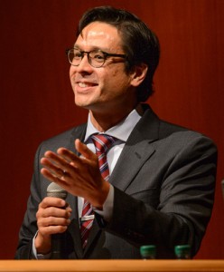 Glenn Mitoma, interim director of the Thomas J. Dodd Research Center. (Peter Morenus/UConn Photo)