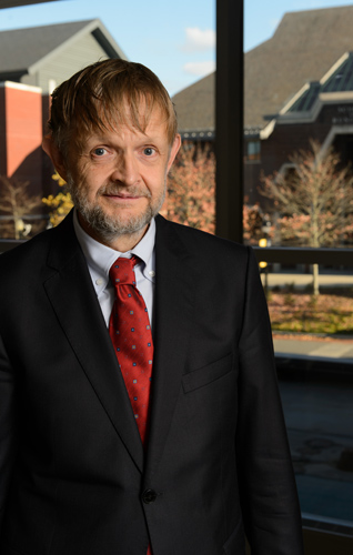 Jerzy Weyman joined UConn this fall as the Stuart and Joan Sidney Professor in Mathematics. (Peter Morenus/UConn Photo)