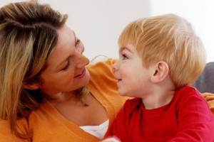 A mother and toddler engage in one-on-one interaction. (iStock photo)
