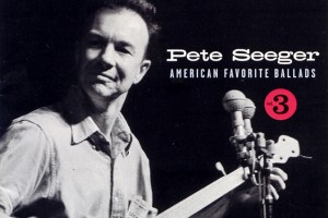 The CD cover for one volume in a set of recordings of Pete Seeger performing selections from America's folk song heritage. (Courtesy of Smithsonian Folkways Recordings)