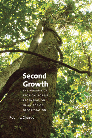 Robin Chazdon's new book (University of Chicago Press, 2014) brings attention to the promise of new growth in previously deforested areas. (Photo provided by University of Chicago Press)