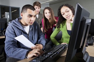 Students in lower income school districts have a significantly harder time analyzing and understanding information on the Internet than their peers, according to a new University of Connecticut study. (istock/UConn photo)
