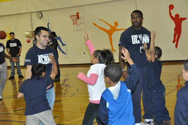 Using sport as a tool is at the heart of the Husky Sport model. (Neag School of Education/UConn File Photo)