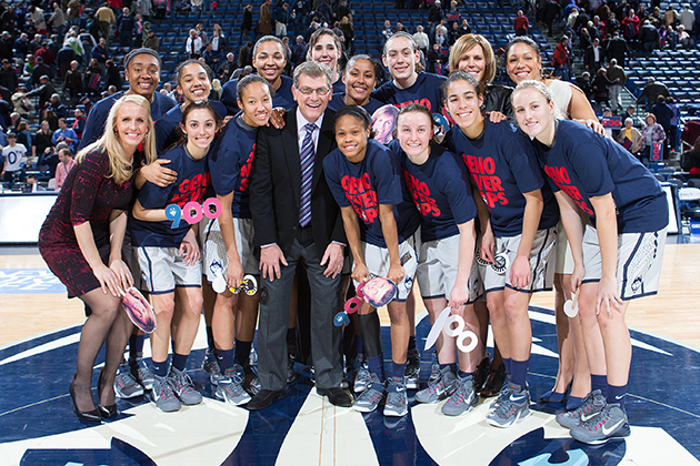 Coach Auriemma Secures 900th Win in Record Time - UConn Today