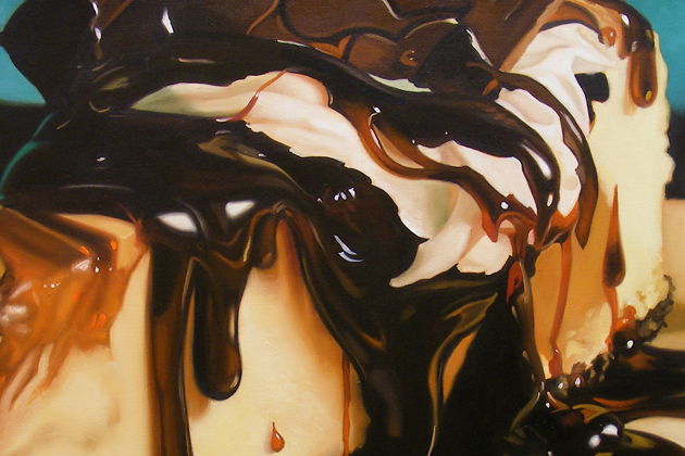 Chocolate Cheesecake, 2010, Margaret Morrison (Courtesy of the artist and Woodward Gallery, NYC)