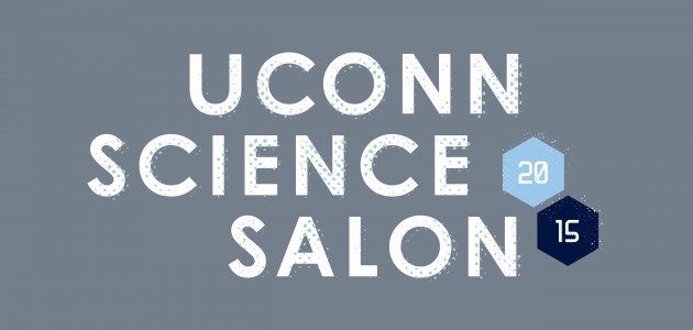 UConn Science Salon graphic. (Christa Tubach/UConn Graphic)