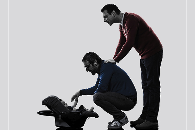Male parents with a baby. (iStock Photo)