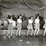 Dance act at a Thermos Company variety show, 1940s.