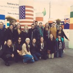 A group of students, faculty, and staff traveled in Paris for the UN climate summit, COP21. (Courtesy of UConn@COP21)