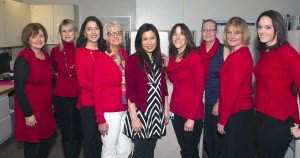 Cardiology Center Goes Red