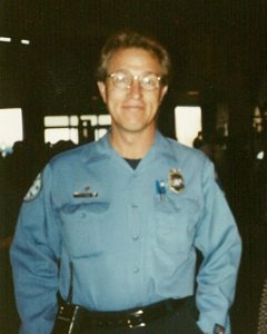 Walt Rasmussen is one of four UConn Health firefighters who graduated from Connecticut's first class of paramedics, held at UConn Health in 1975. (Photo provided by Irene Engel).