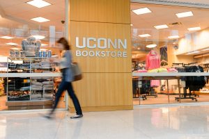 A view of the UConn Bookstore at the Stamford campus on Oct. 19, 2016. (Peter Morenus/UConn Photo)