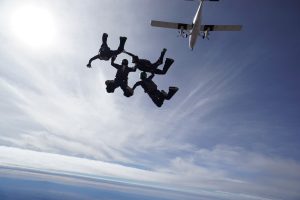 During winter break, the UConn Skydiving Team went to Skydive Arizona for the USPA National Collegiate Parachuting Championships. (Douglas Hendrix)