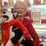 Husky Goes Red at Connucopia Gift Shop