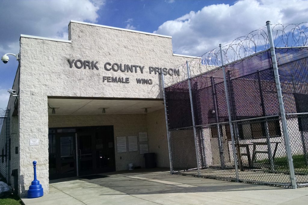 York County Prison, Pa., where a team from UConn Law's Asylum Clinic will spend spring break assisting applicants for asylum. (Courtesy of UConn Law)