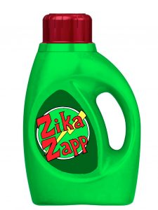Zika Zapp is an insect repellent-laced laundry detergent designed to combat the spread of Zika and other mosquito-borne viruses. The concept was devised by a group of nursing students, and developed with the help of a student in chemistry.