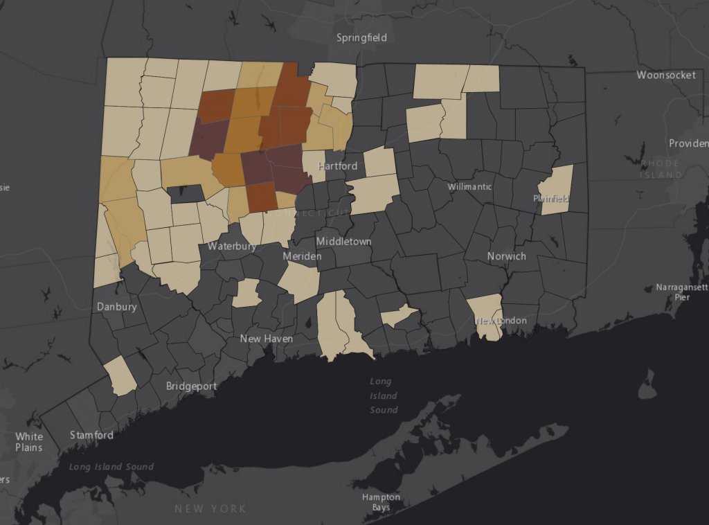 Over the past several decades, black bears have recolonized part of their historic range in the state. The re-established range occurs primarily in northwest Connecticut, as indicated by the number of sightings of female bears with cubs. (Source: CLEAR Website)