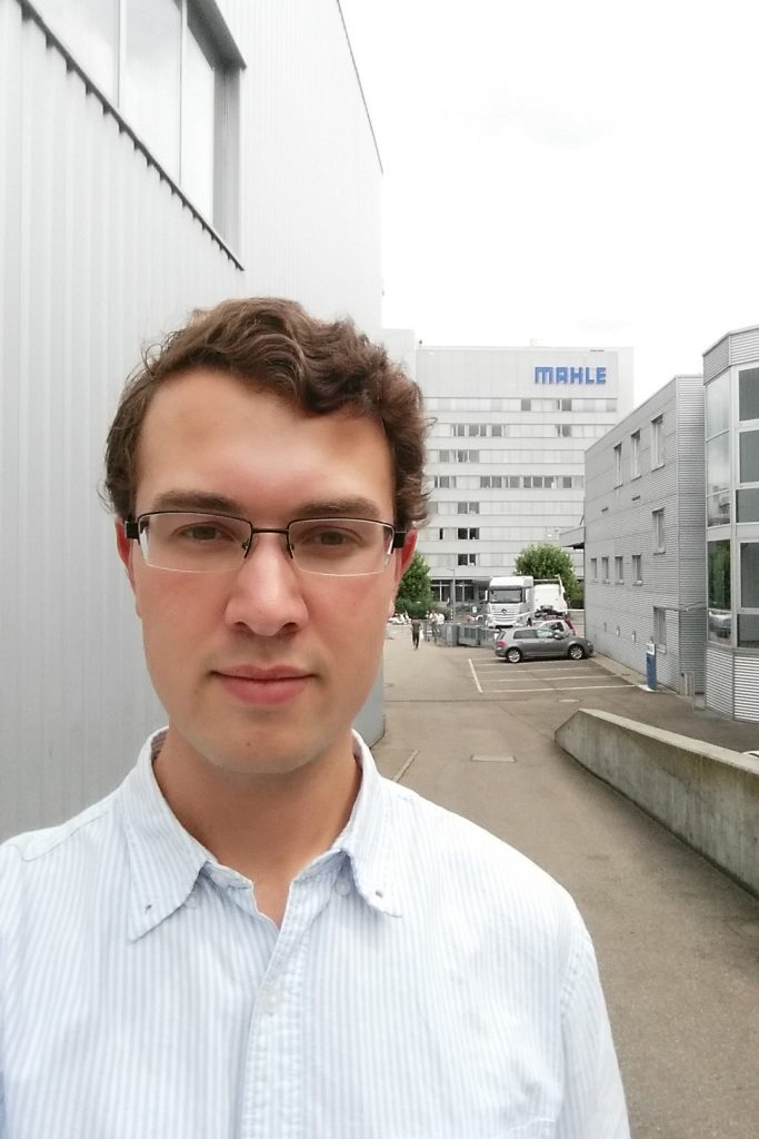 Fifth-year senior Alex Kinstler, an engineering and German language dual major, participated in a summer practicum at the German automotive parts manufacturer Mahle as part of the Eurotech program.
