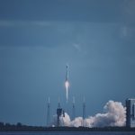 The launch of the Atlas V 401 rocket at exactly 11:11 a.m. EST on April 18, 2017.