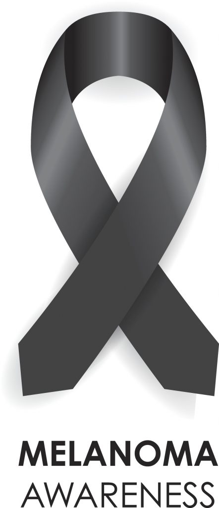Melanoma ribbon. May is Melanoma Awareness Month. (Getty Images)