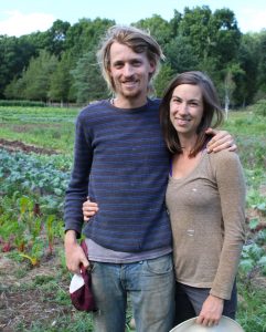 Charlotte Ross and Jonathan Janeway of Sweet Acre Farm.