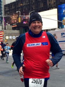 Bill Donovan running the half marathon race of New York City's 2016 Marathon (Photo Courtesy of Bill Donovan).