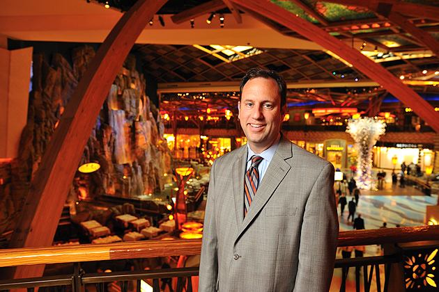 Chris Sienko '88 (SFA), vice president and general manager of the Connecticut Sun, at the Mohegan Sun on May 16, 2011.