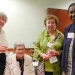 Left to Right - Dr. Mary Jane Osborn, Dr. Marta Lepow, Dr. Naomi Rothfield and Dr. Marja Hurley. (Jennifer Huber/UConn Foundation Photo)