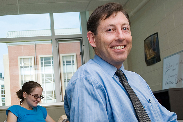 Thomas Deans, associate professor of English and director of the writing center.