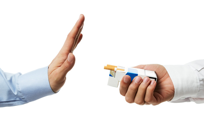 Refusing cigarettes (Shutterstock)