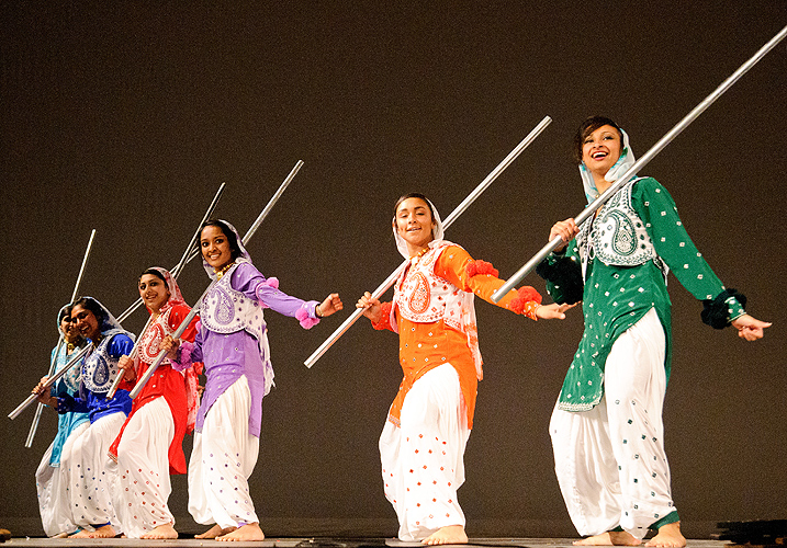 UConn Husky Bhangra performs at Asian Nite 2012 on Feb. 25, 2012. (Max Sinton for UConn)
