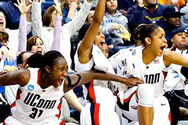 UConn's women's basketball team has set an impressive example for female athletes.