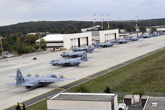 Photo of Ramstein Air Base.