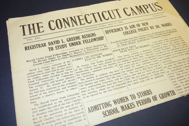 The Connecticut Campus, April 11, 1930.