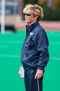 Hall of Fame head Coach Nancy Stevens is confident the field hockey team will be successful in the Big East Tournament this weekend in Louisville. (Steve Slade '89 (SFA) for UConn)