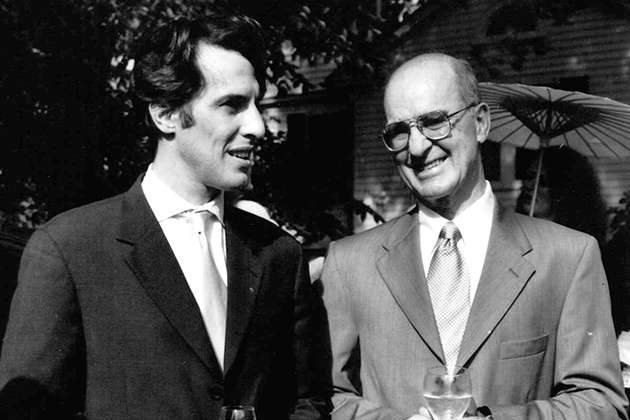 Robert (left) and Charles '53, '62 Knapp. (Photo courtesy of The UConn Foundation)