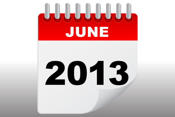 June 2013 calendar