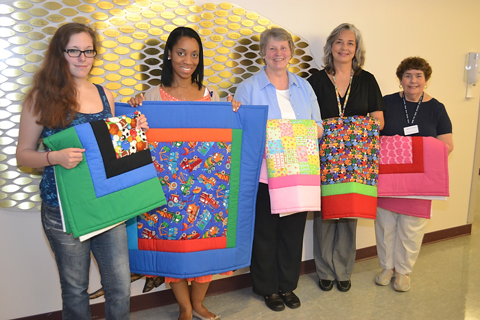 Quilts Donated to NICU