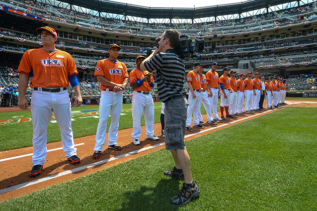 During the 2013 SiriusXM All-Star Futures Game against the World Team at Citi Field Sunday, July 14, 2013, in the Flushing neighborhood of the Queens borough of New York City. (Photo by Rob Tringali/MLB Photos via Getty Images)