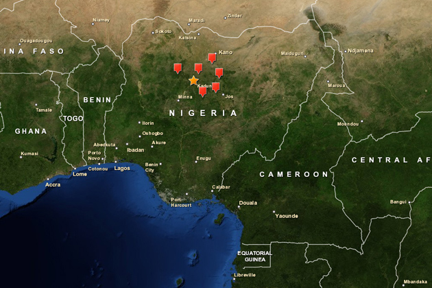 GIS mapping provides valuable information on the spread of zoonotic disease in Nigeria. (Photo courtesy of CLEAR)