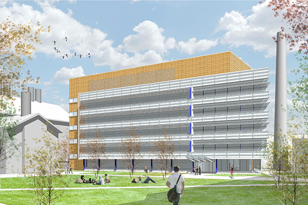 An artist's rendering of the proposed new Engineering Complex.