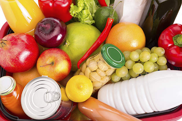 Groceries, including various fruits and vegetables. (iStock Photo)