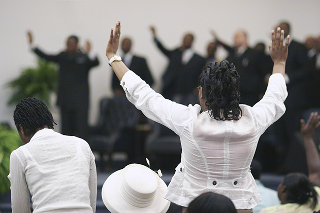 An African American congregation at worship. (iStock/UConn Photo)