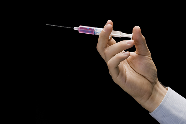 Flu shot needle. (iStock Photo)