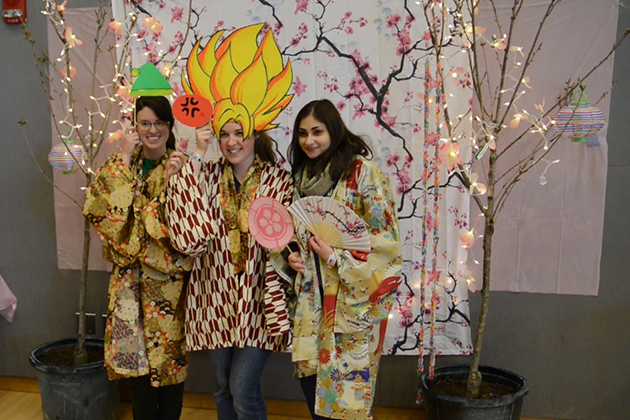 UConn's first Cherry Blossom Festival, on April 25, 2015. Brice Boutot '16 (CLAS)/(UConn Photo)